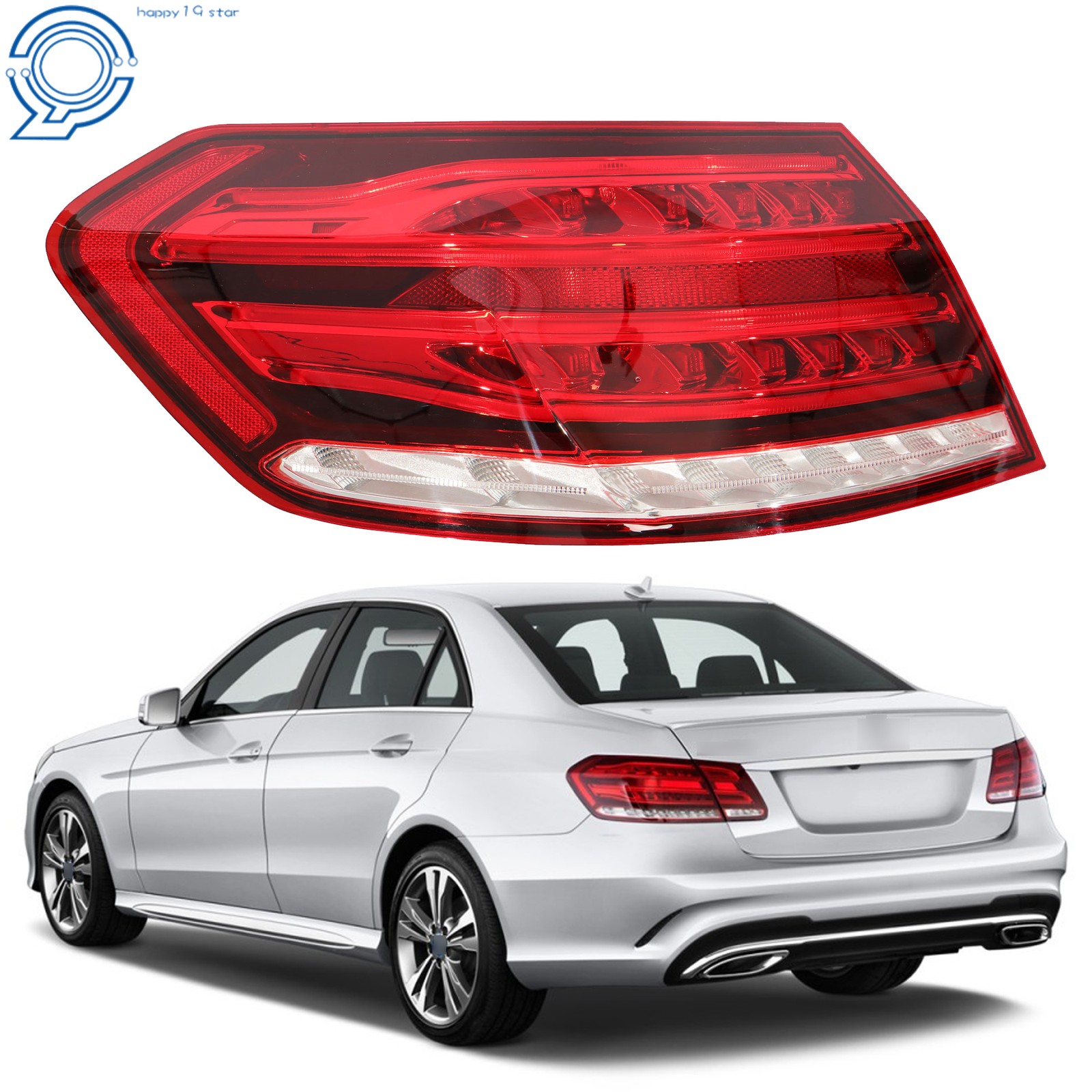 For Mercedes Benz E250 E350 E550 E63 AMG Sedan 2014-2016 Tail Light Outer Driver
