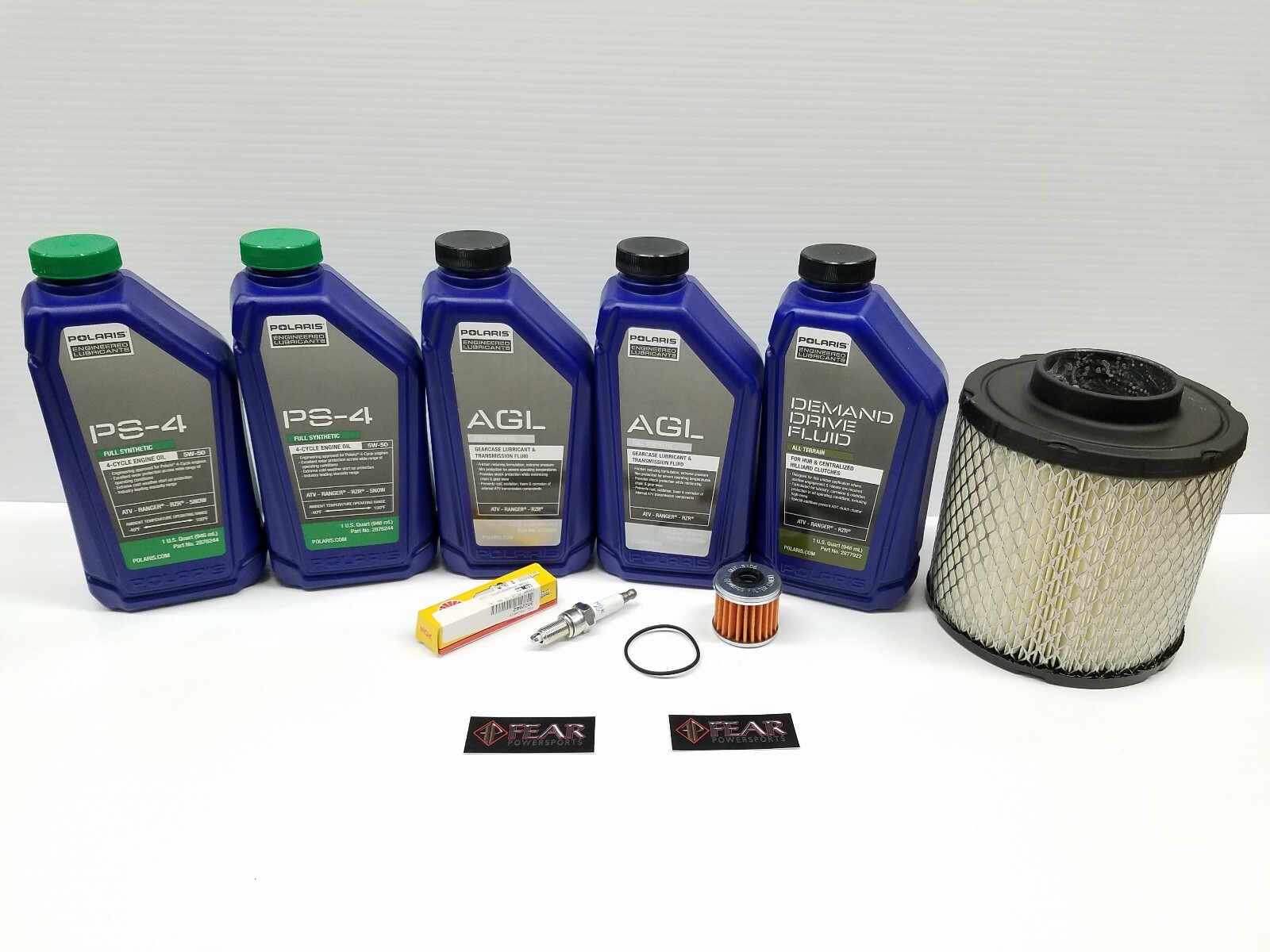 2015-16 Polaris Ranger ETX Complete OEM Service Kit - Oil Change Kit Air Filter