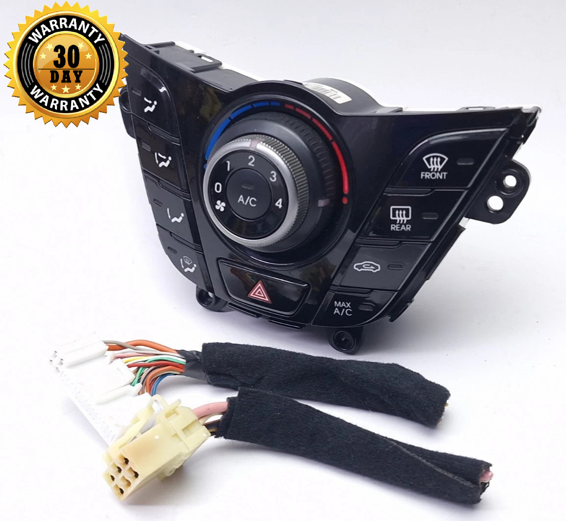 2012-2017 Hyundai Veloster A/C Heater Climate Manual Temperature Control Gloss