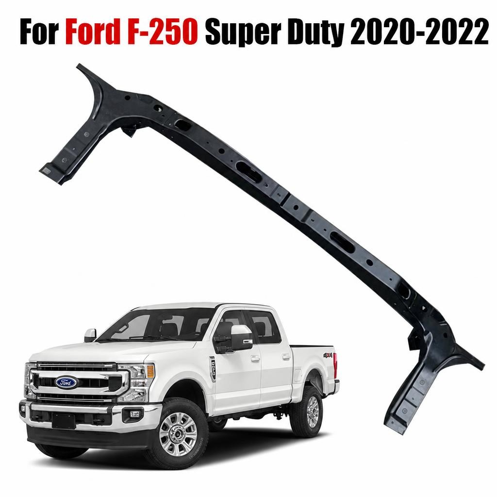 For Ford F-250 Super Duty 2020-2022 Front Upper Radiator Support Tie Bar BLACK For Ford F-250 Super Duty 2020-2022 Front Upper Radiator Support Tie Bar BLACK