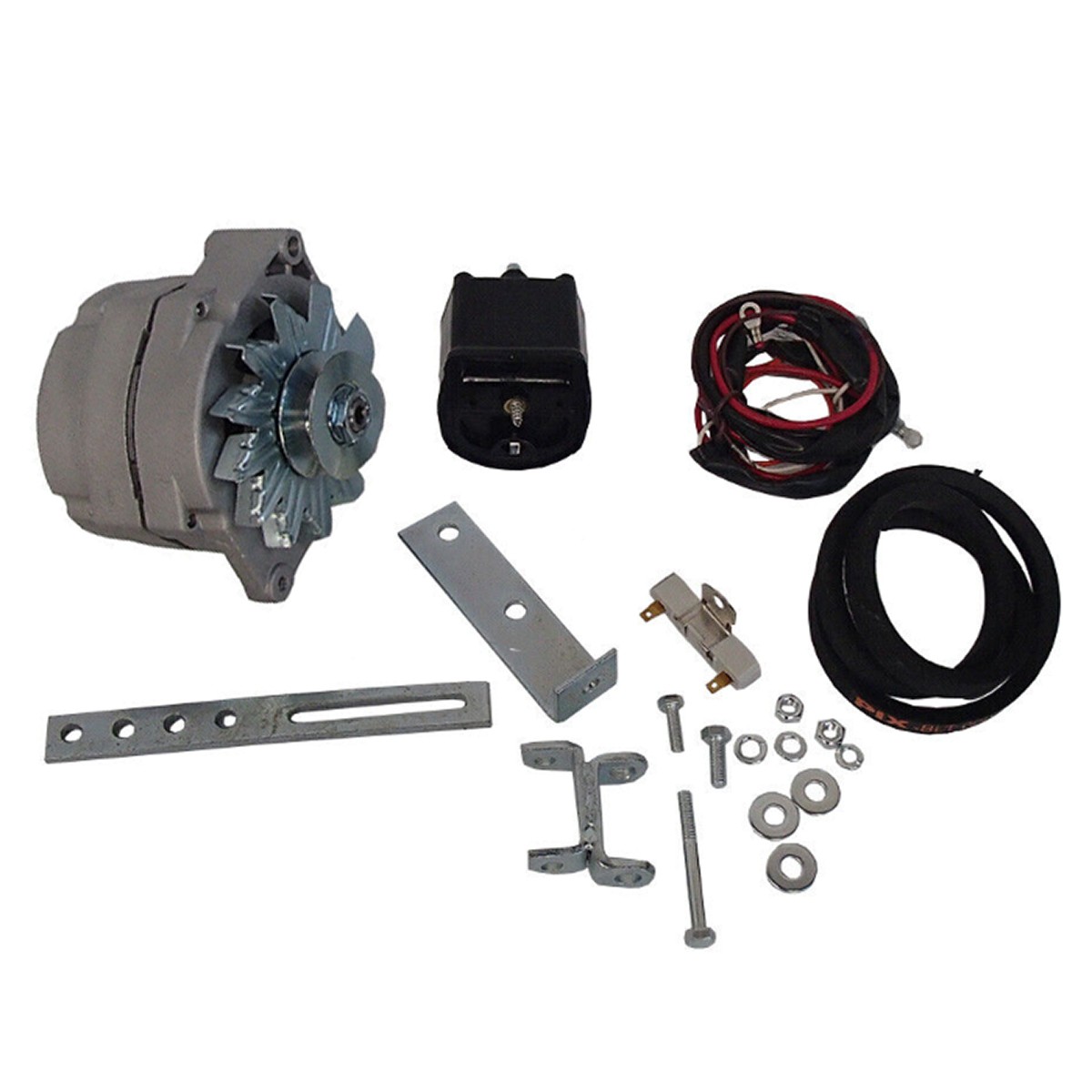 New 12V 63A Alternator Conversion Kit For Ford 1939-51 8N 2N 9N Tractor Ft Mount