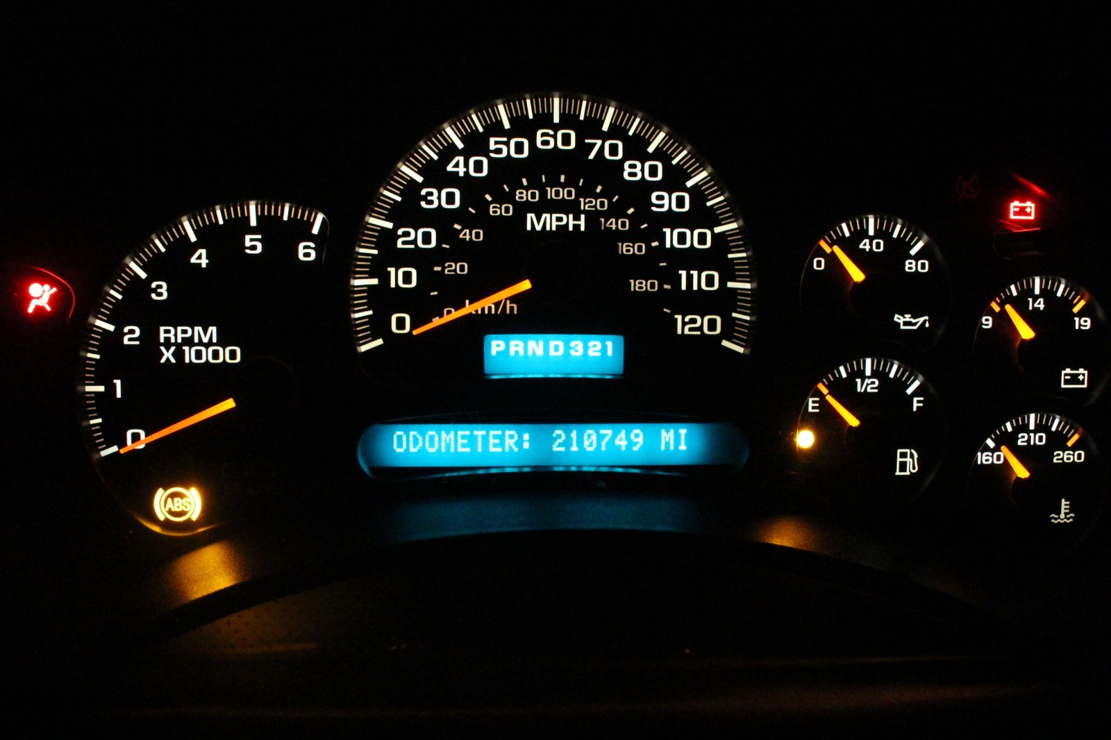 03-04 CHEVY 1500 SILVERADO SIERRA INSTRUMENT GAUGE CLUSTER 15135668 *REBUILT*