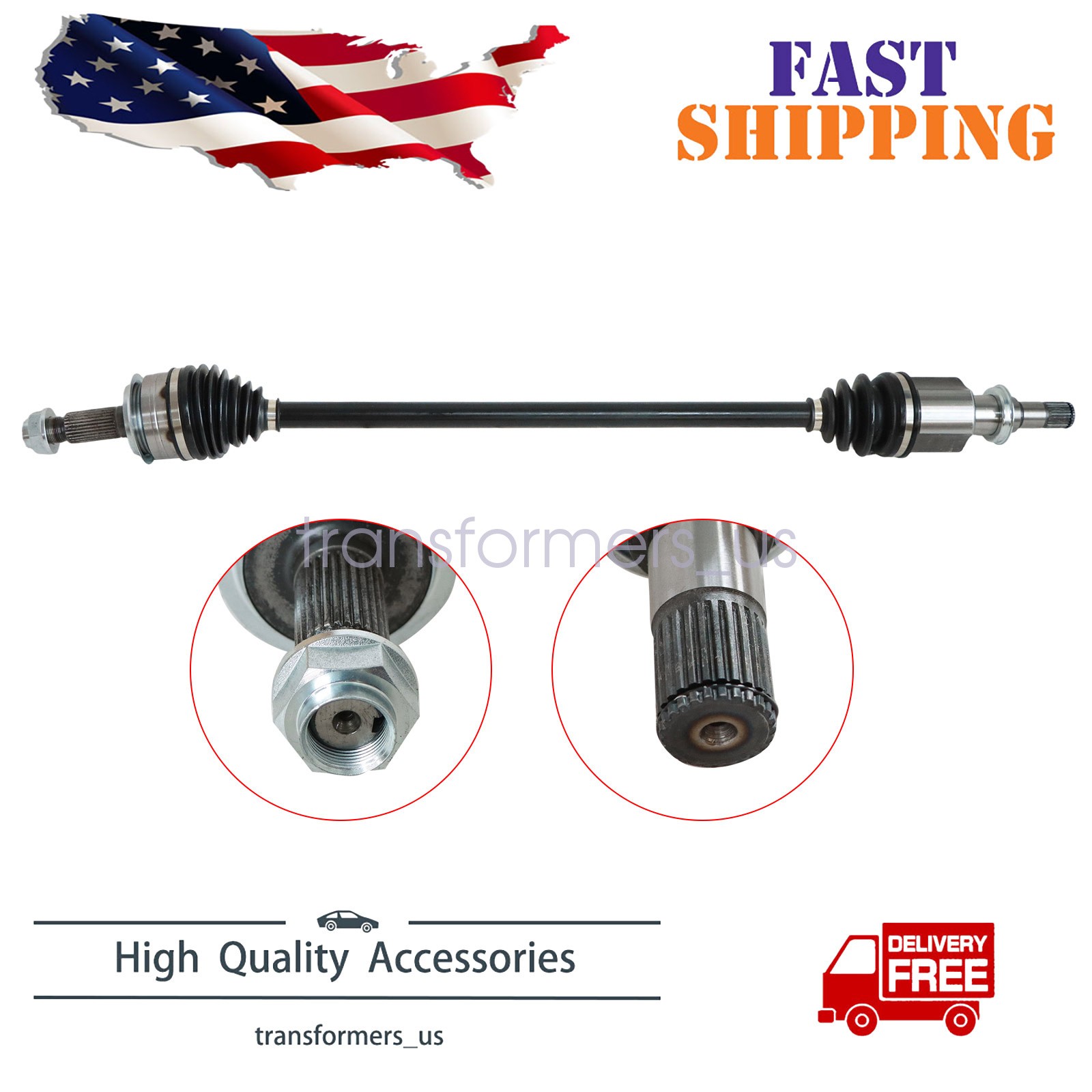 New Fit Honda Civic (AT) 2022-2025 Driveshaft Assembly Right 44305T21A51