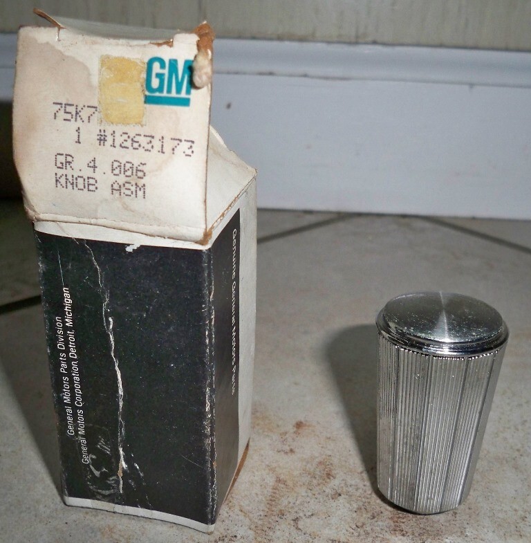 GM NOS 1978-80 Buick Regal Gear Shift Lever Knob #1263173; GR.4.006
