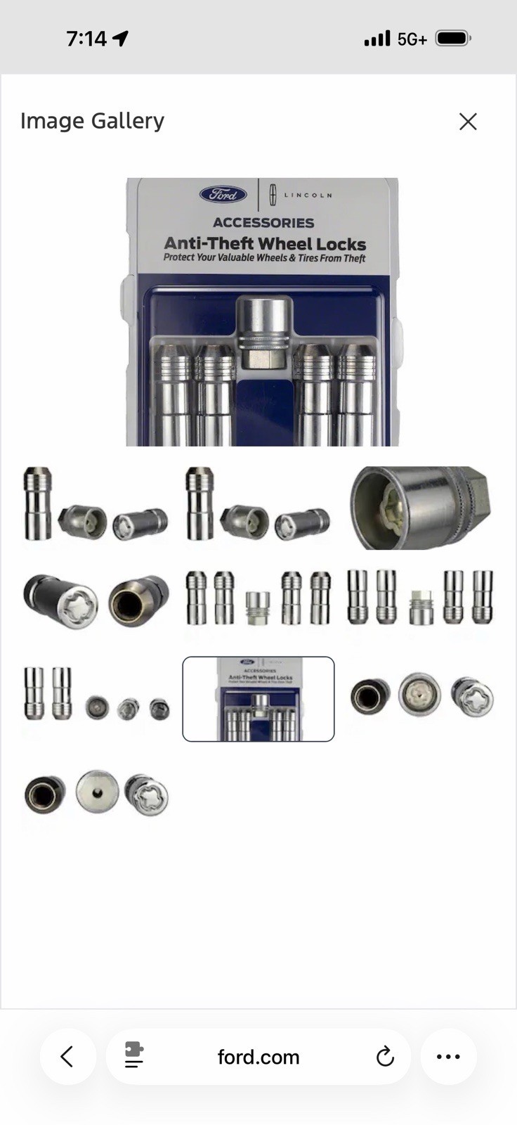 Wheel Locks Chrome Plated for Exposed Lugs, 4-Piece
