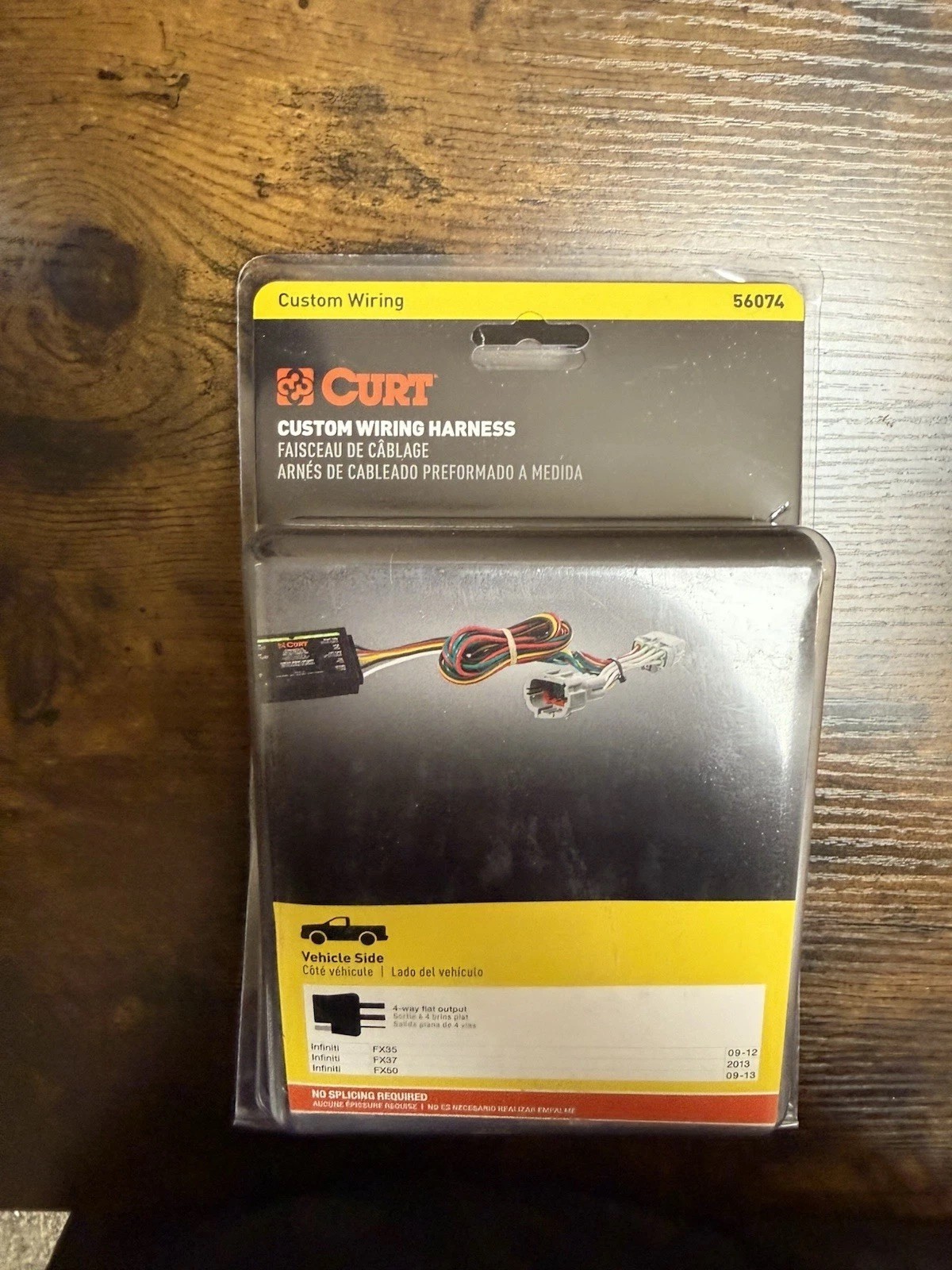Curt Trailer Hitch Wiring Kit 56074