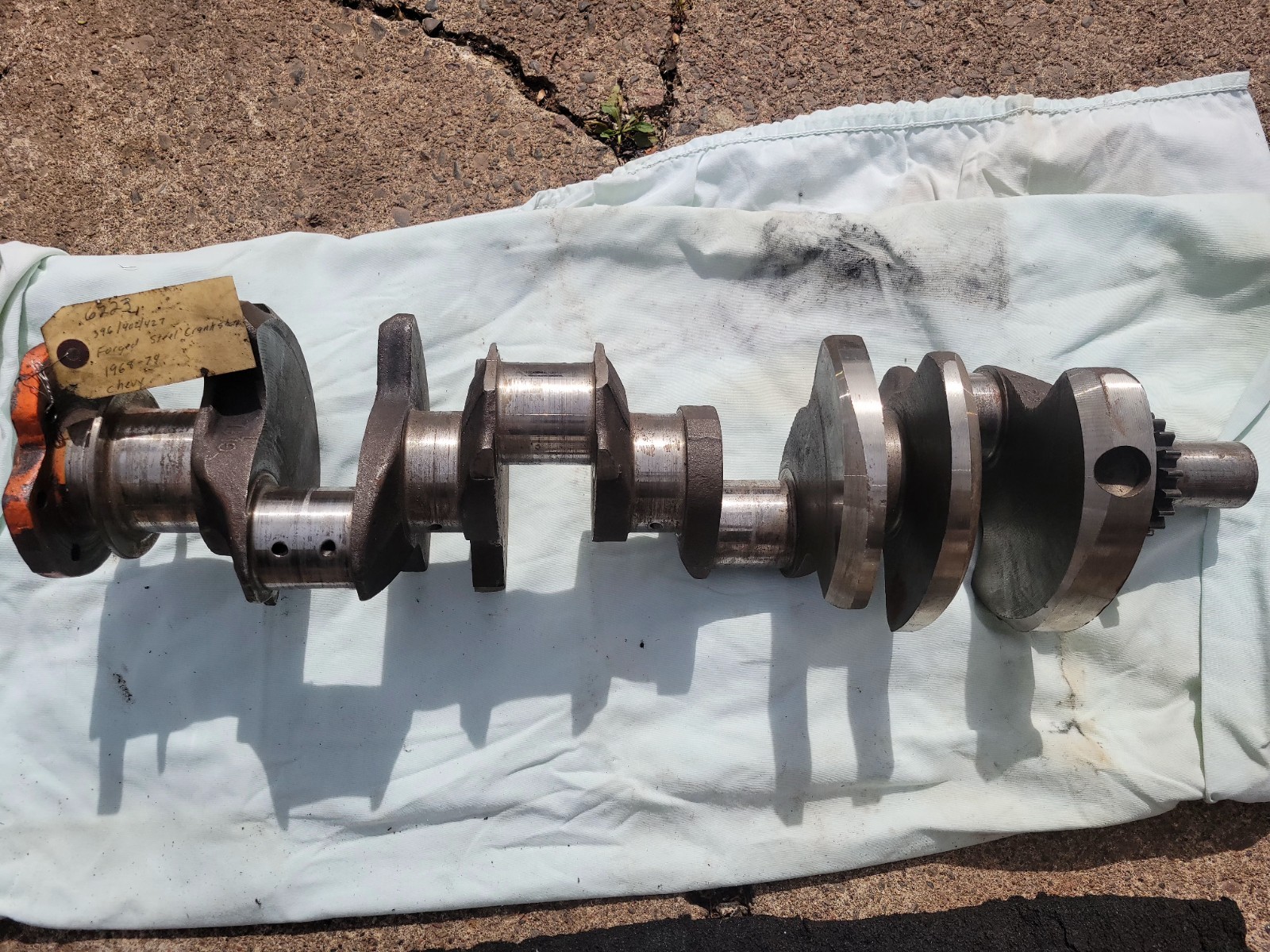 Chevrolet 396 402 427 Crankshaft #6223 OEM Steel V8 OEM Std/020 Automatic Car Chevrolet 396 402 427 Crankshaft #6223 OEM Steel V8 OEM Std/020 Automatic Car