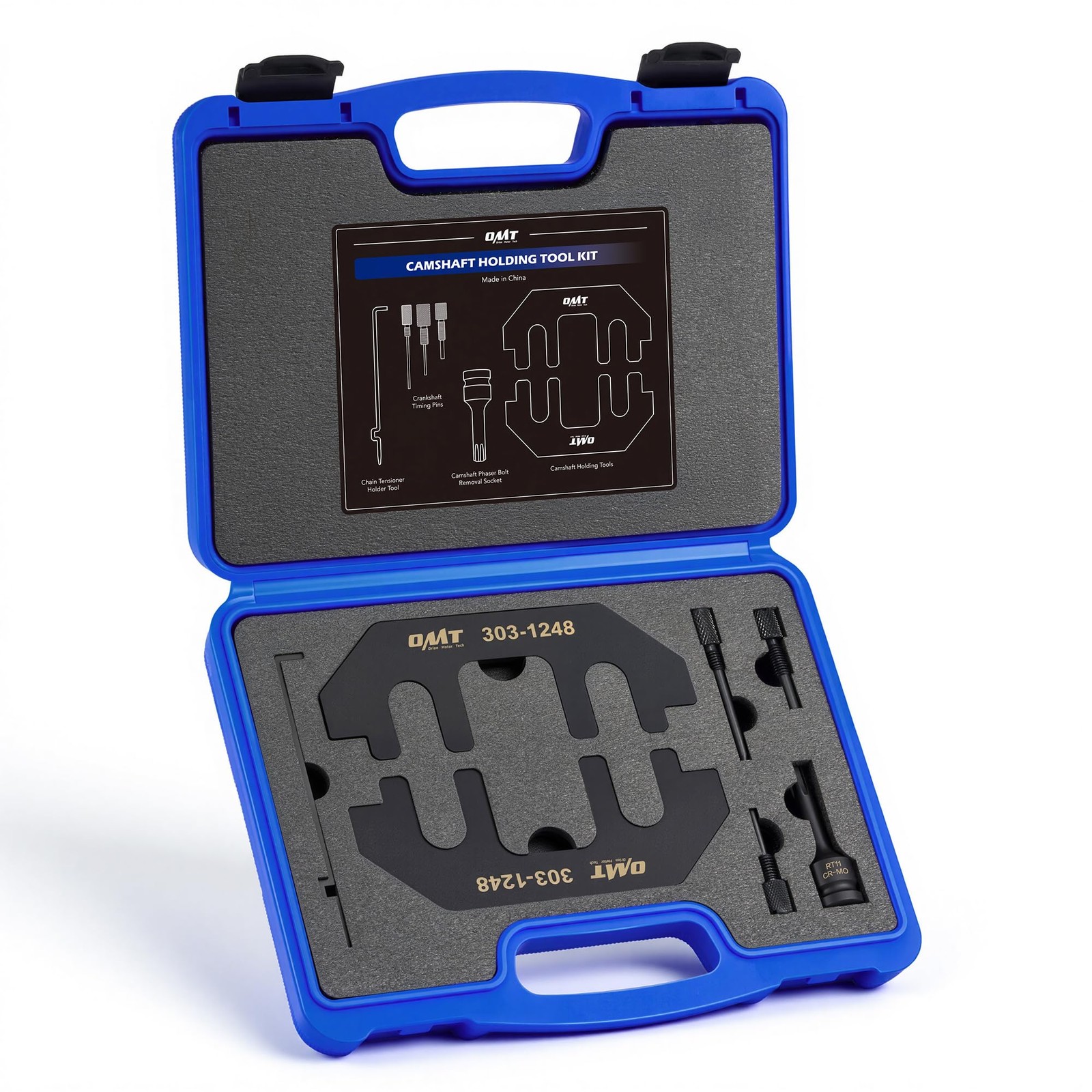 OMT Ford 3.5L 3.7L Timing Camshaft Locking Tool Kit for 303-1248, black OMT Ford 3.5L 3.7L Timing Camshaft Locking Tool Kit for 303-1248, black