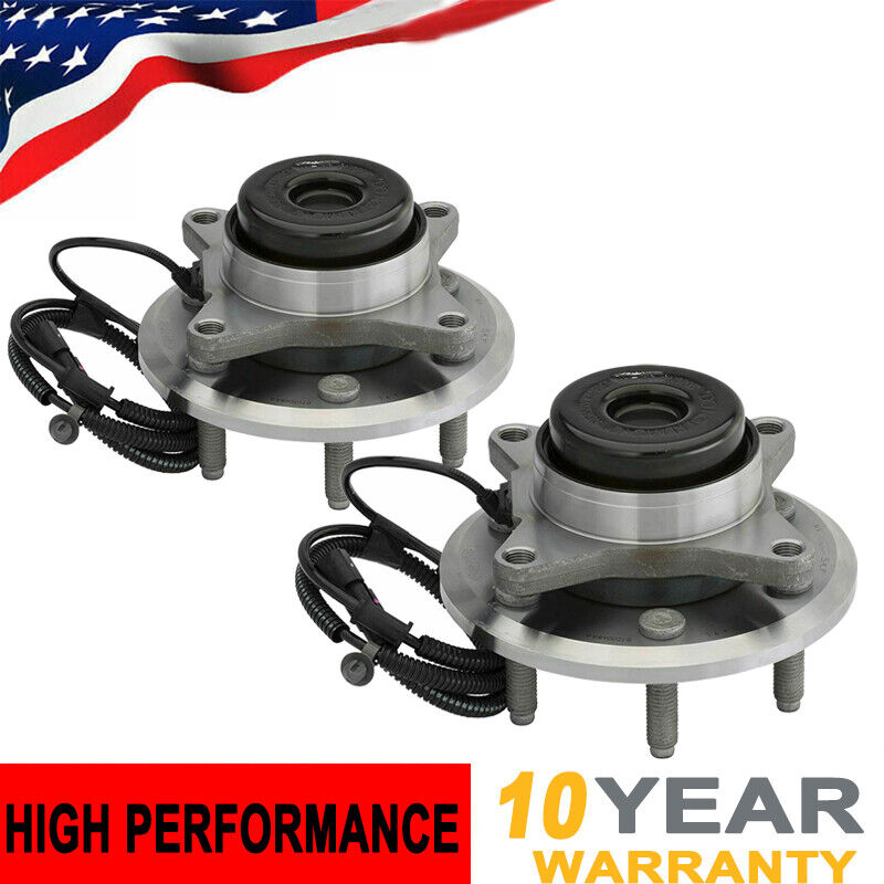 2WD Pair Front Wheel Bearing Hub for 2011 - 2014 Ford Expedition F-150 Navigator