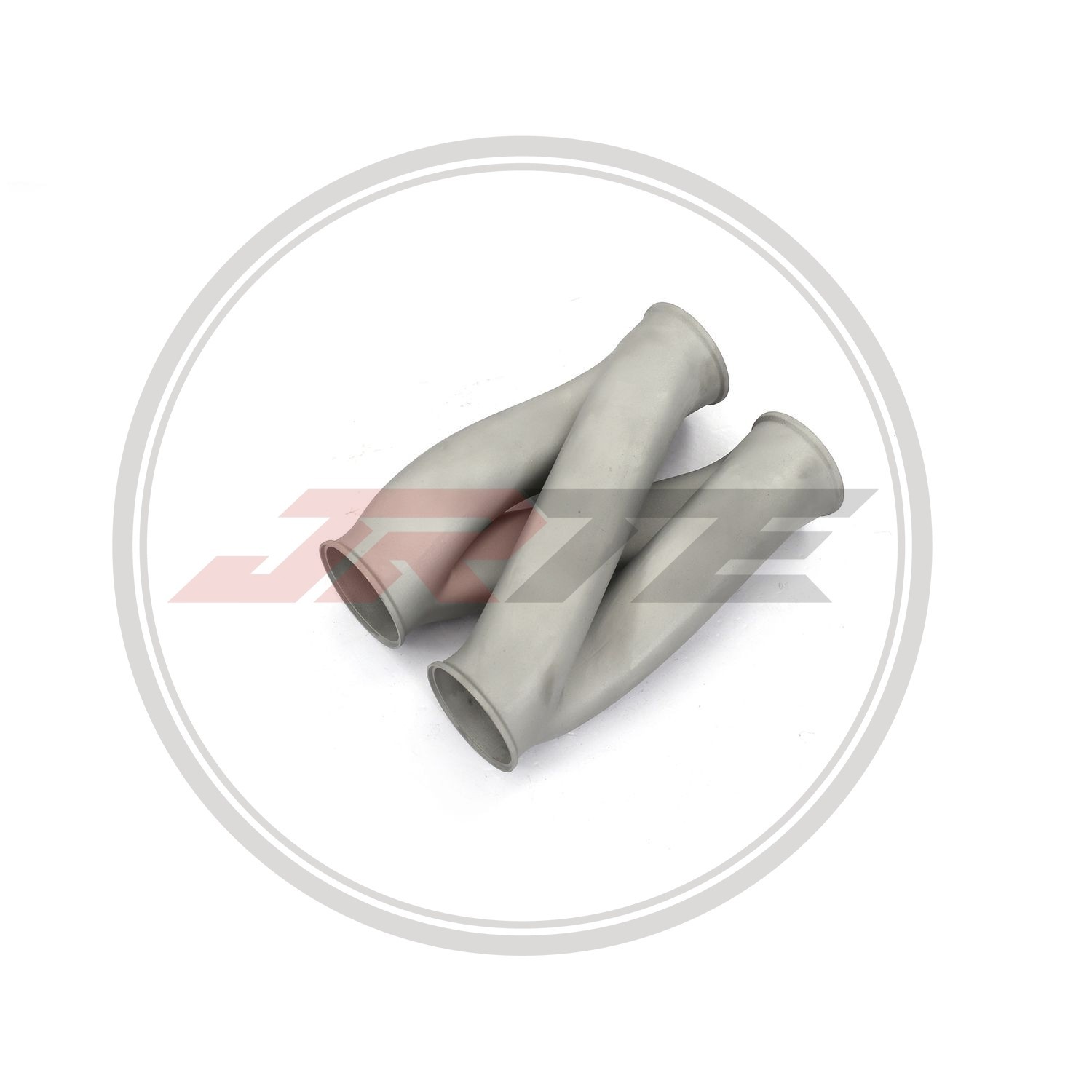 Universal 63mm 3D Printed Stainless Steel Z-Pipe Performance Mid-Pipe