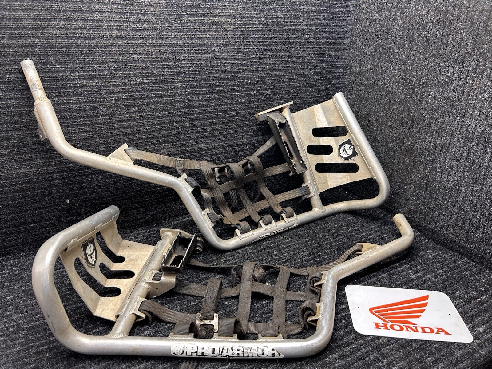 05 PRO ARMOR NERF BARS 04-18 honda trx 450r trx450r foot peg guards
