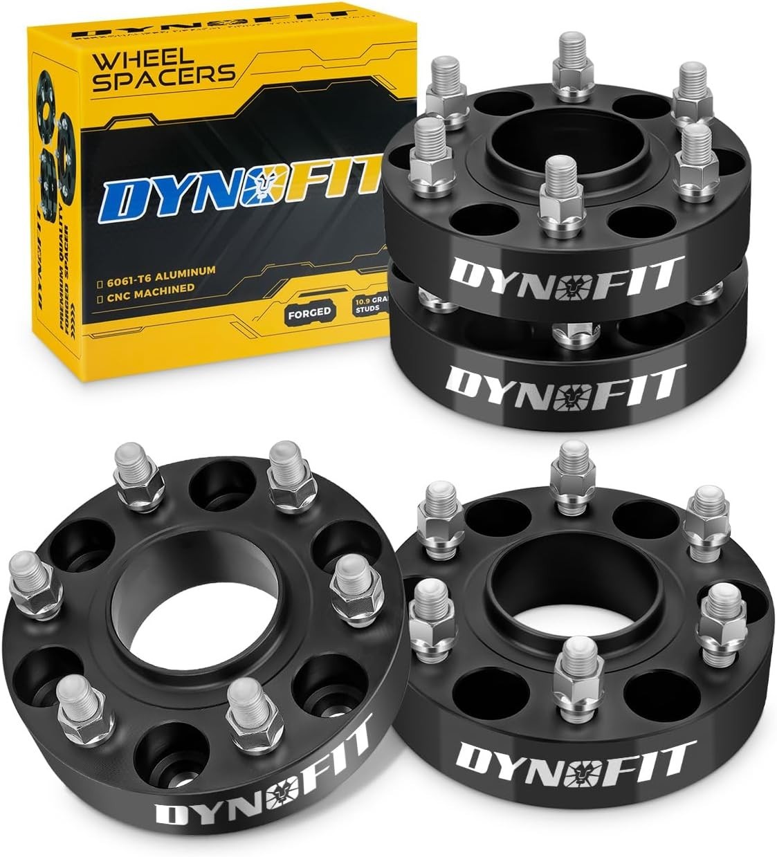 Dynofit 4PCS 1.5\'\' 6x5.5\'\' Wheel Spacer For 1999-2026 Chevy GMC Sierra Silverado Dynofit 4PCS 1.5\'\' 6x5.5\'\' Wheel Spacer For 1999-2026 Chevy GMC Sierra Silverado