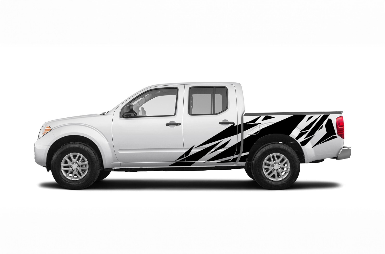 Pattern geometric graphic design decal sticker for Nissan Frontier 2022-Present