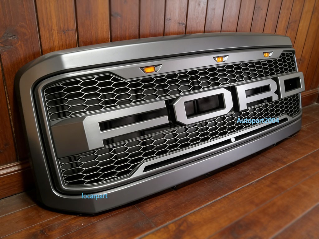 Mesh Grille For Ford 2005 06 2007 F250 F350 450 Grill Super Duty Grille w/Letter
