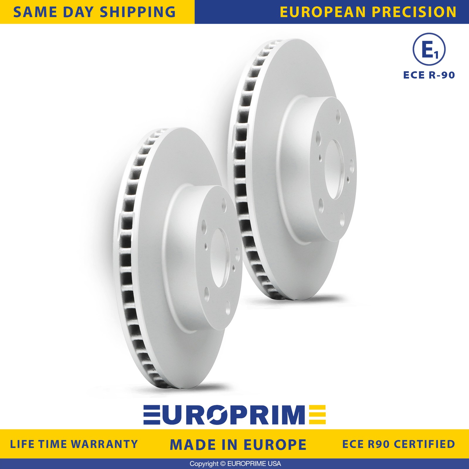 10.83 inch Front Disc Brake Rotors Set for 05-15 Toyota Tacoma Replacement 10.83 inch Front Disc Brake Rotors Set for 05-15 Toyota Tacoma Replacement