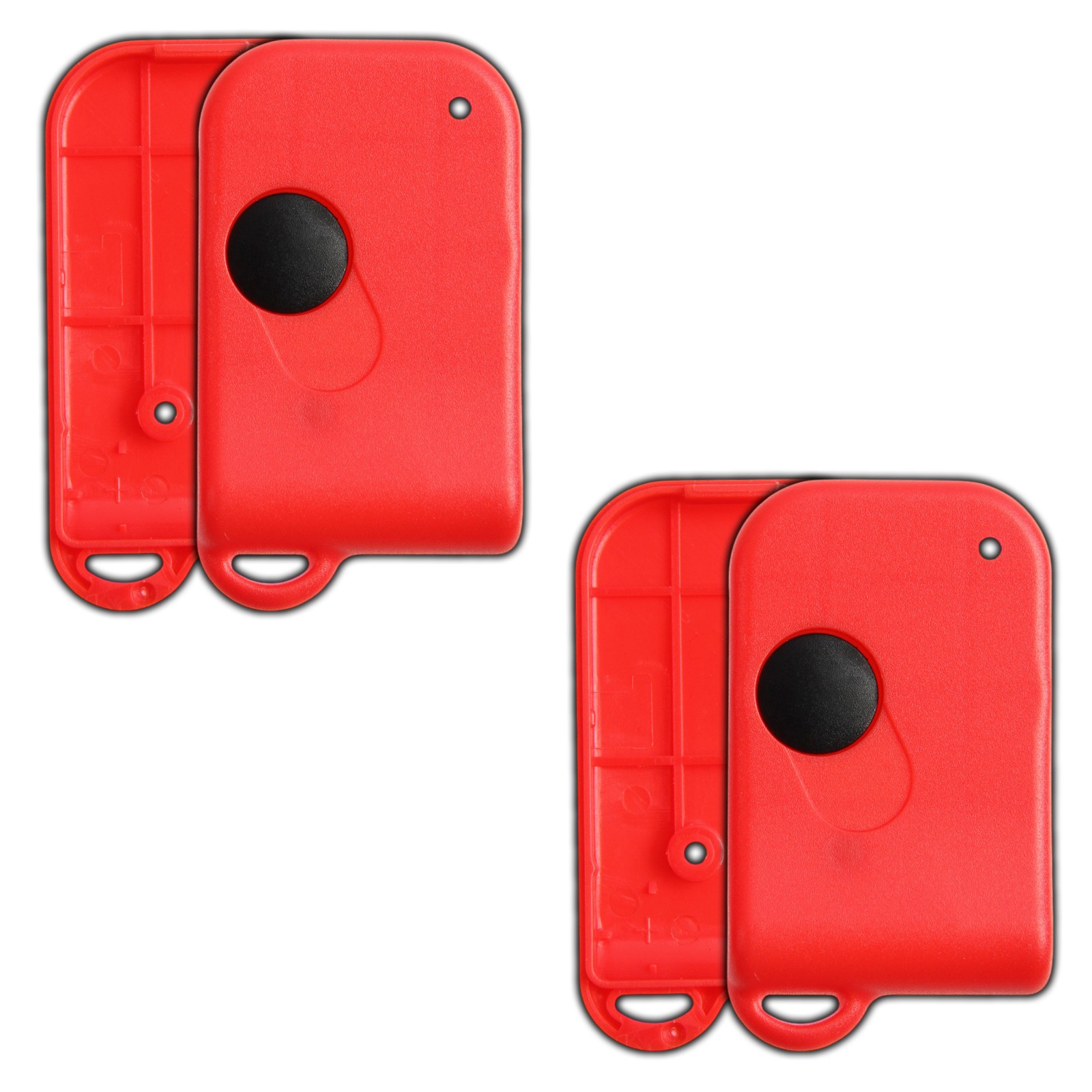 2 For Red Ferrari 360 456 GT GTA M Porsche Remote Key Fob Shell Case Cover