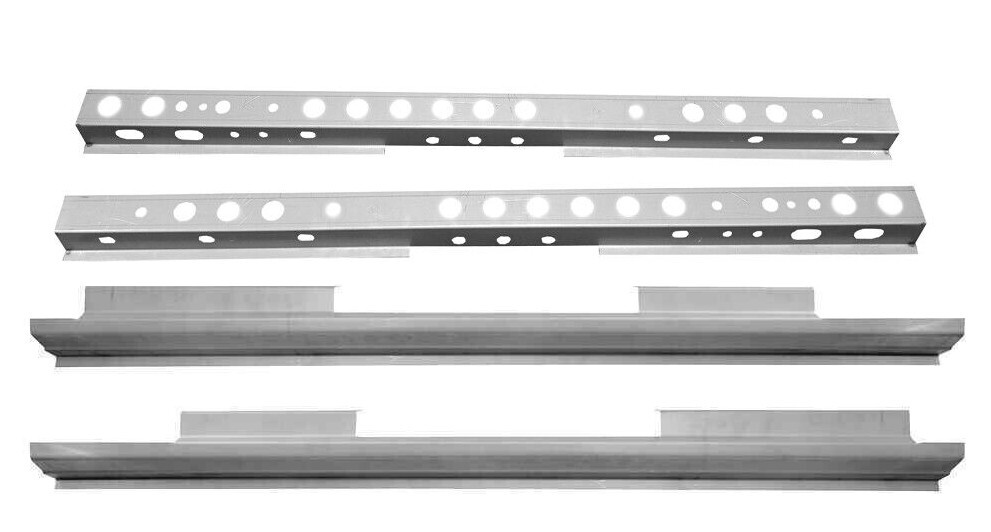 Inner & outer rocker panel 4 Door for 2006-2014 Honda Ridgeline New PAIR 4Pcs