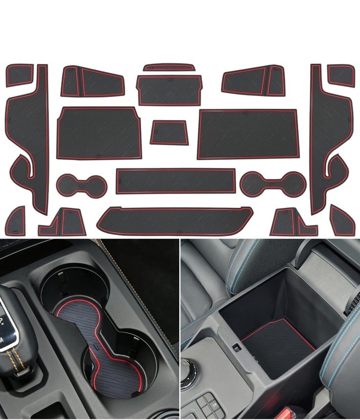ZOXOQ Cup Holder Insert To Ford Ranger Assessories 2024,2025 Center Console Q2