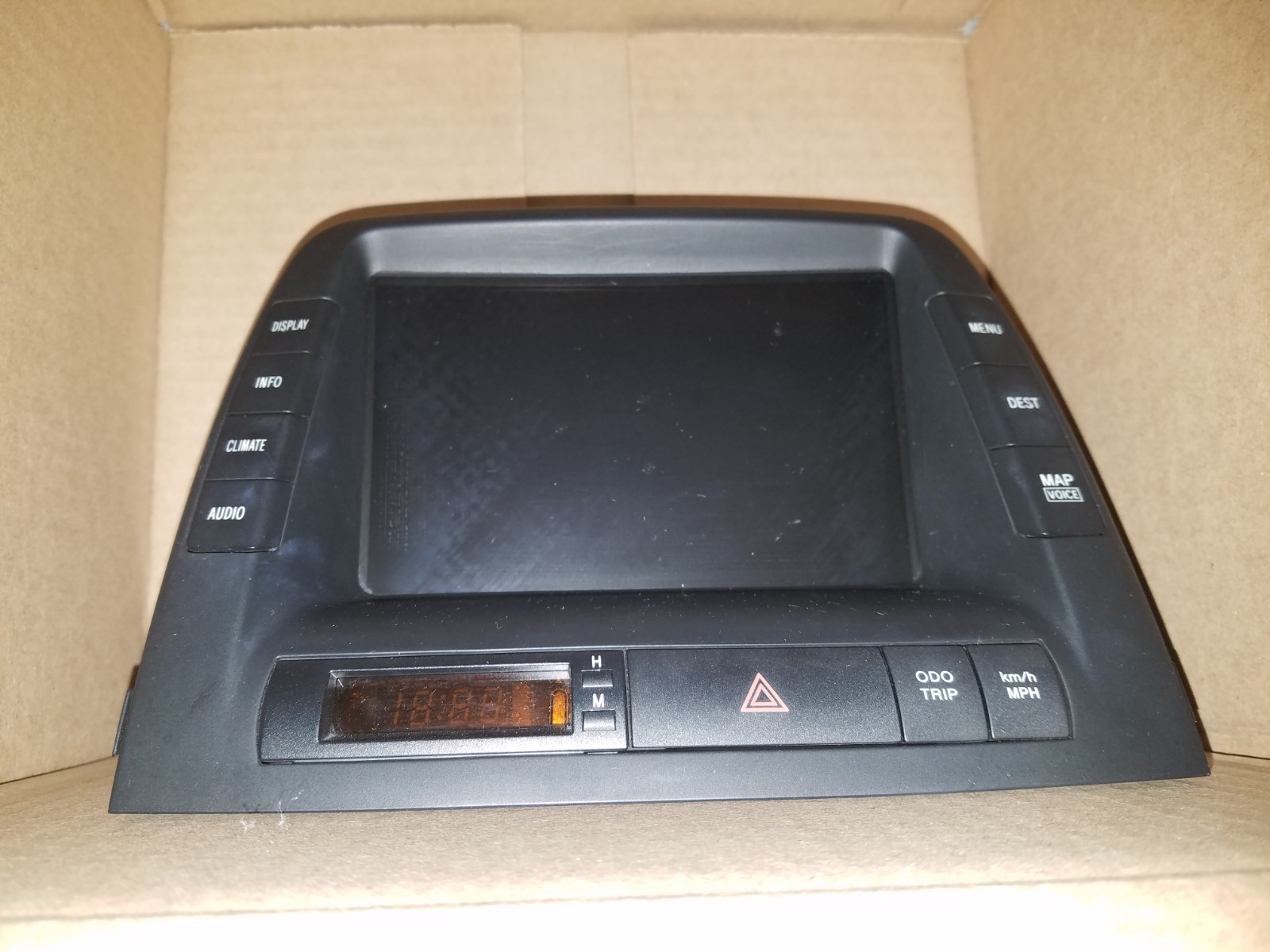 2004 TO 2005 TOYOTA PRIUS MFD INFO DISPLAY TOUCH SCREEN LCD MONITOR 86110-47071