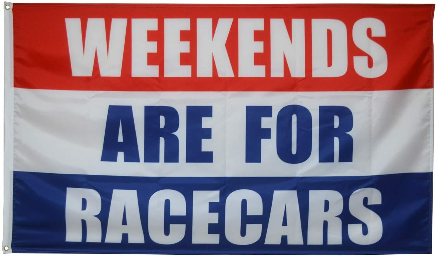 WEEKENDS ARE FOR RACECARS FLAG  PORSCHE 914 911 930 935 IMSA SCCA VARA HSR SVRA
