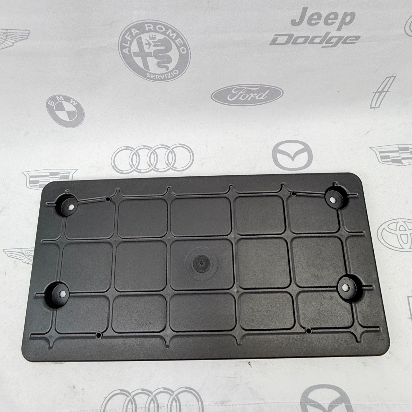2021-2025 AUDI Q5 Front License Plate Bracket Holder Base OEM 80A807285K 2021-2025 AUDI Q5 Front License Plate Bracket Holder Base OEM 80A807285K