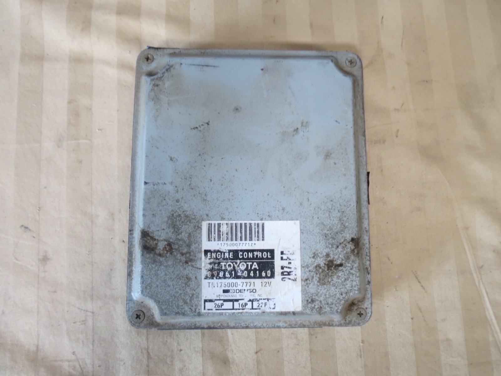 1996 96 Toyota Tacoma 2.4L Engine Control Unit 89661-04160 TN175000-7771 2RZ-FE