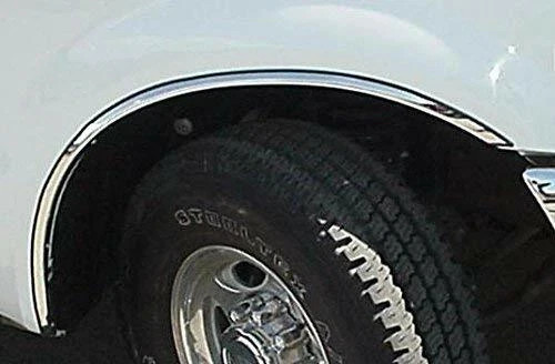 for Ford F-150 F-250 F-350 1987-1996  Polished Stainless Fender Trim 1\
