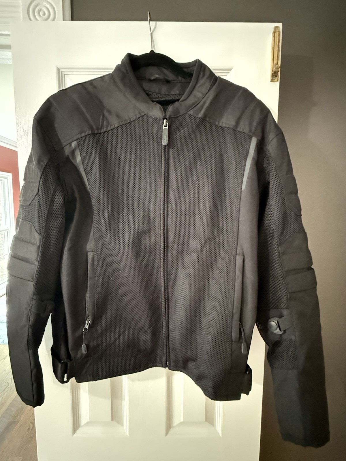 BILT Blaze Mesh Padded Motorcycle Jacket Full Zip With Pockets