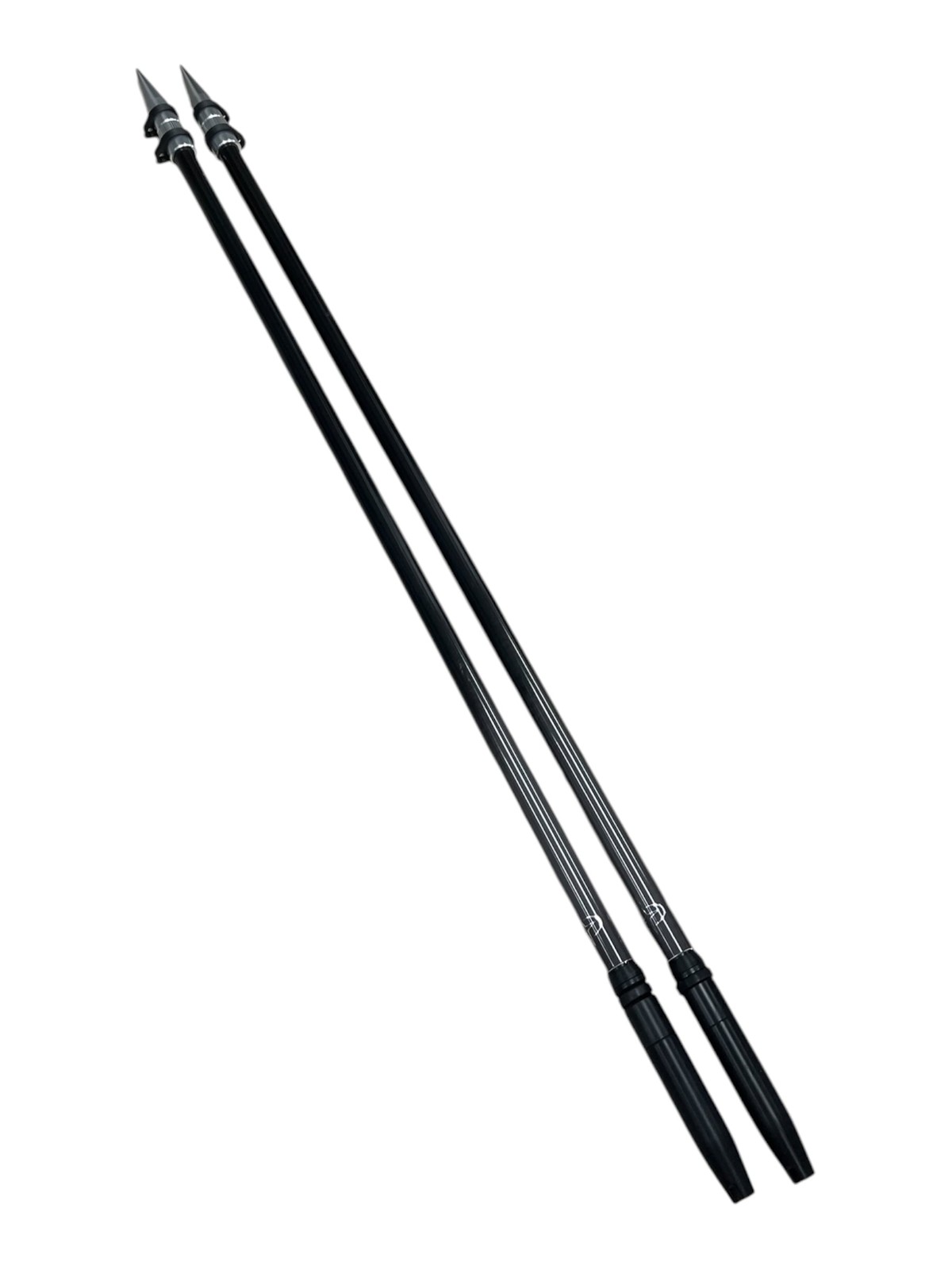Gemlux Carbon Pole Pair For Quick Boat Shade System, Collapsible 9FT, Black, OEM