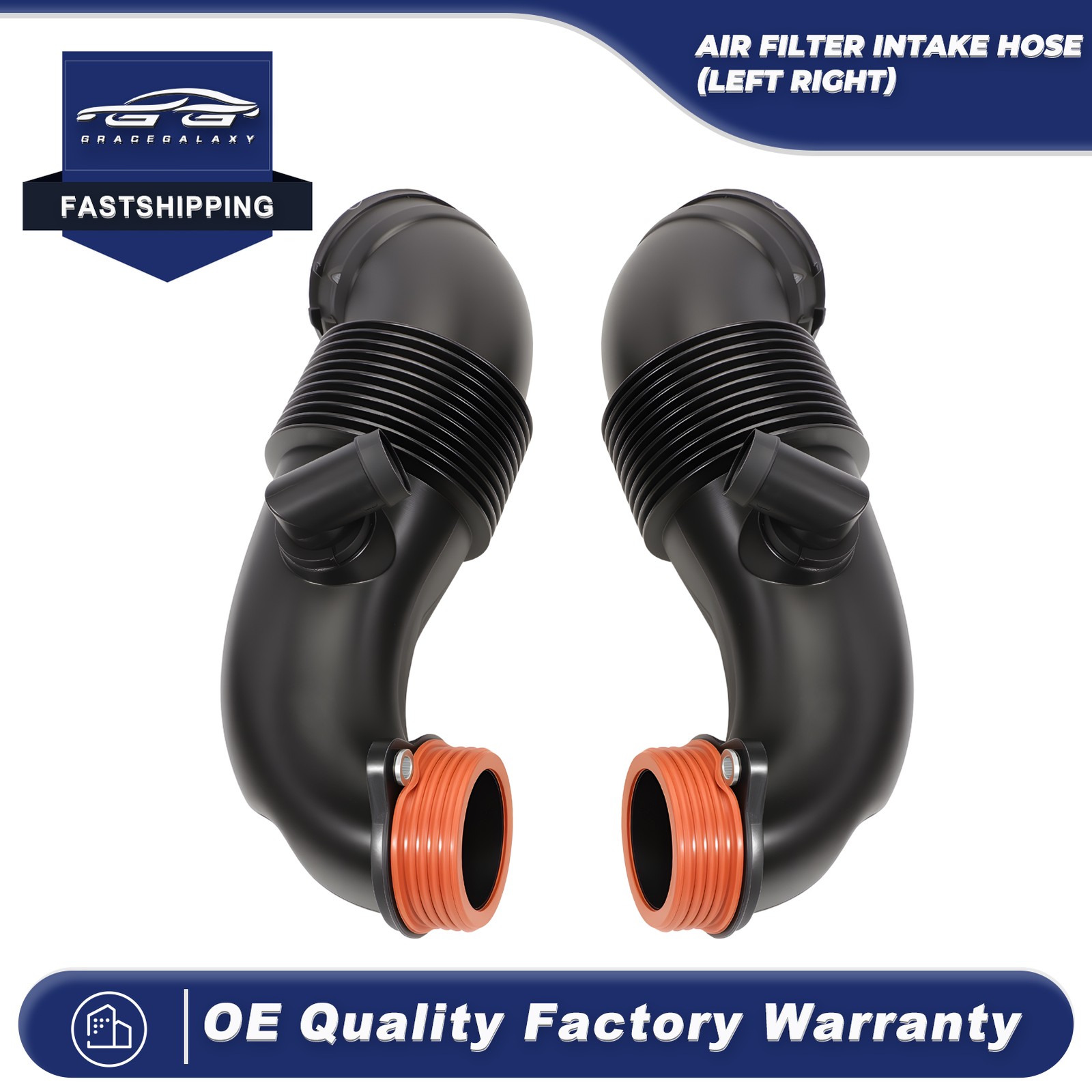 Air Intake Boot Pipe 13717638568 13717638569 LEFT & RIGHT FOR BMW X5 X6