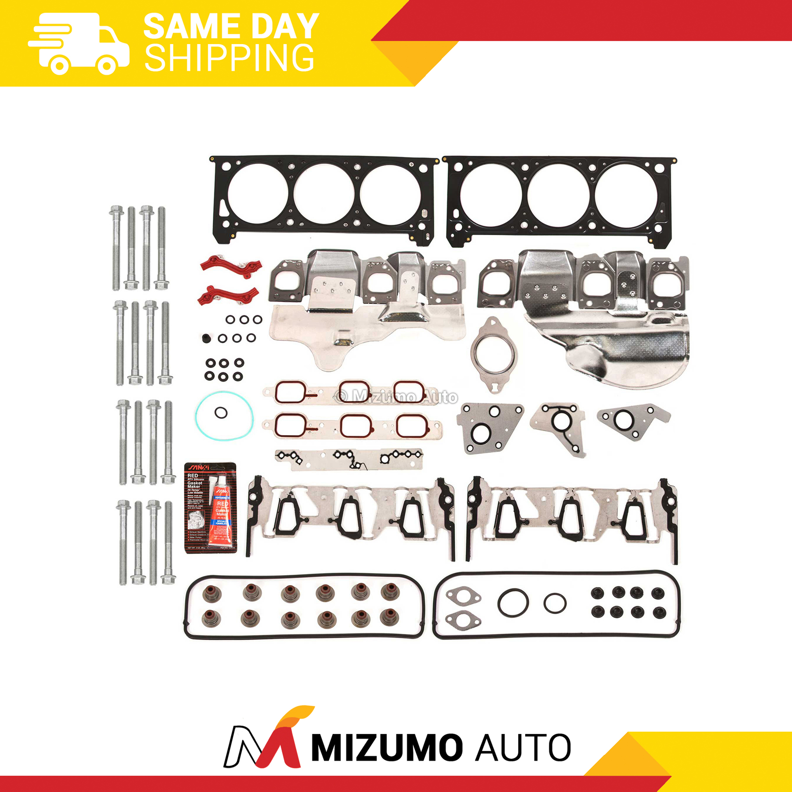 Head Gasket Bolts Set Fit 06-11 Buick Chevrolet Pontiac Saturn 3.5 & 3.9 OHV 12V