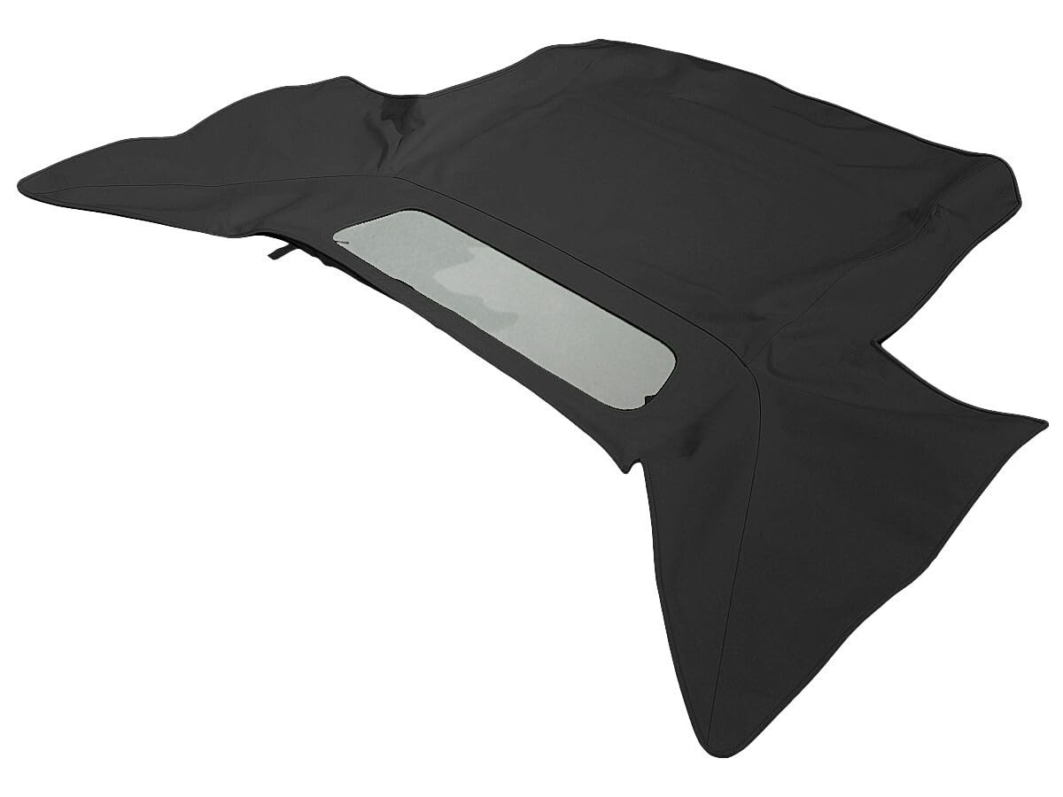 Fits Ferrari F355 1995-99 Soft Top Premium Canvas Cloth Black