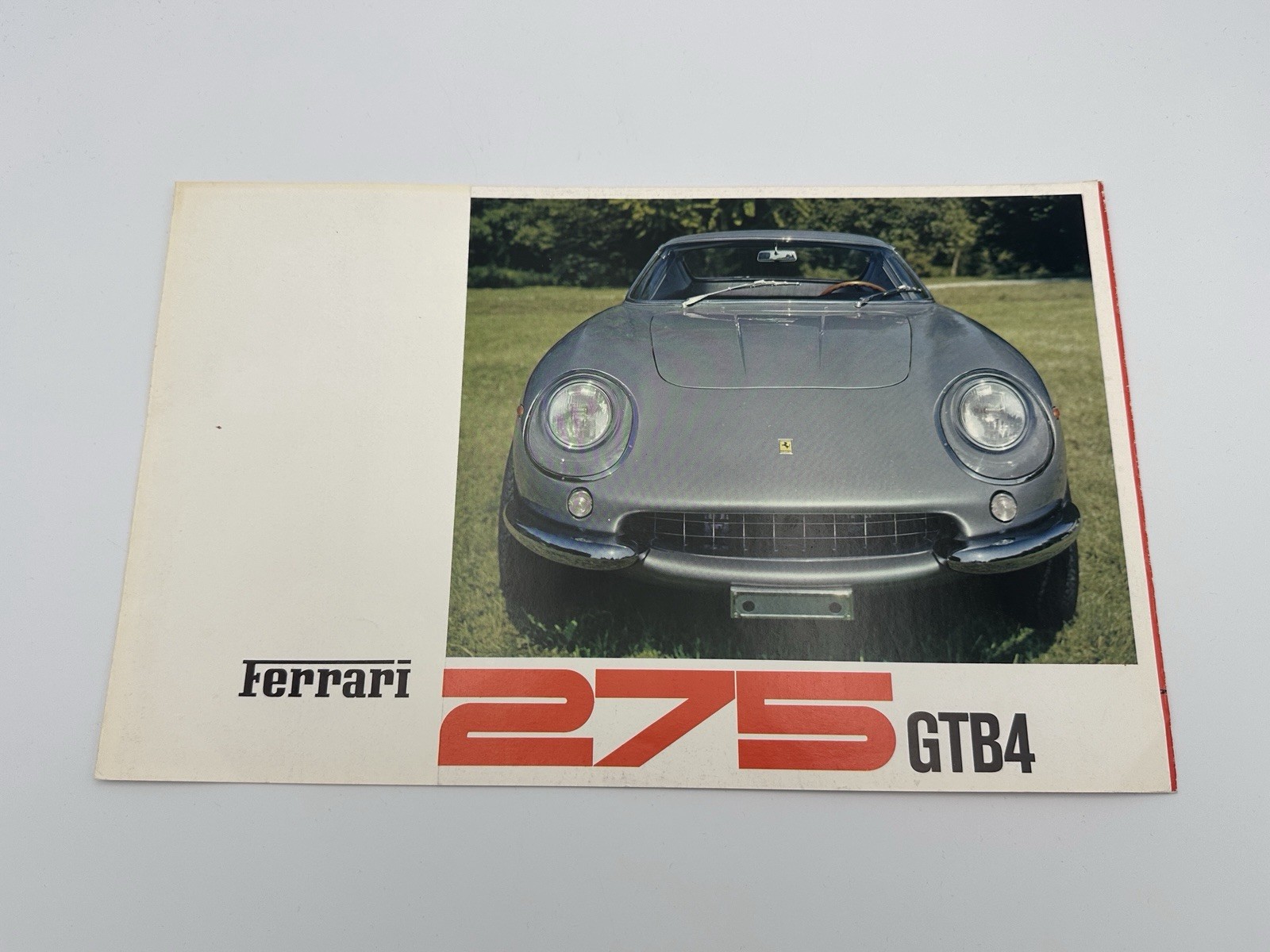 FERRARI 275 GTB4 LONG NOSE | FACTORY SALES BROCHURE | PROSPEKT | DEPLIANT #13/66 FERRARI 275 GTB4 LONG NOSE | FACTORY SALES BROCHURE | PROSPEKT | DEPLIANT #13/66
