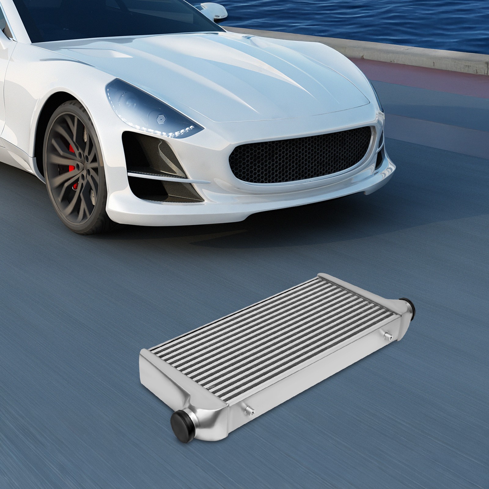 31X12X3 2.5inch I/O Universal Intercooler For Toyota Acura,BWM,Audi,Honda,Mazda