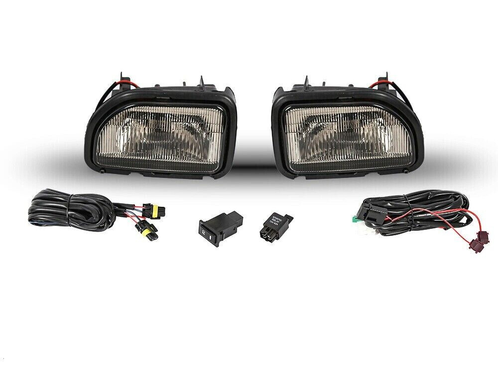 For 1991-1995 Toyota MR-2 MR2 Front Fog Light Bumper Lamp Clear Lens Left+Right