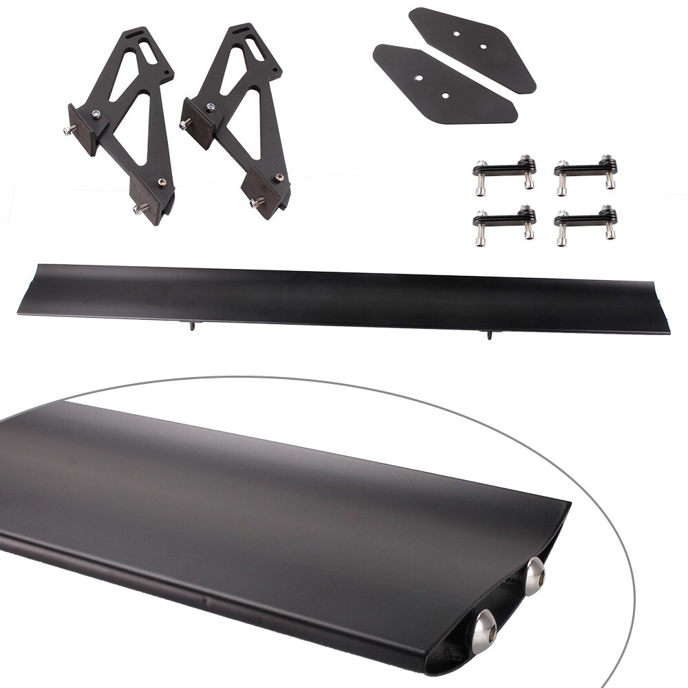 43.3'' Universal Aluminum GT Spoiler Sedan Hatch Rear Trunk Wing Racng Spoiler