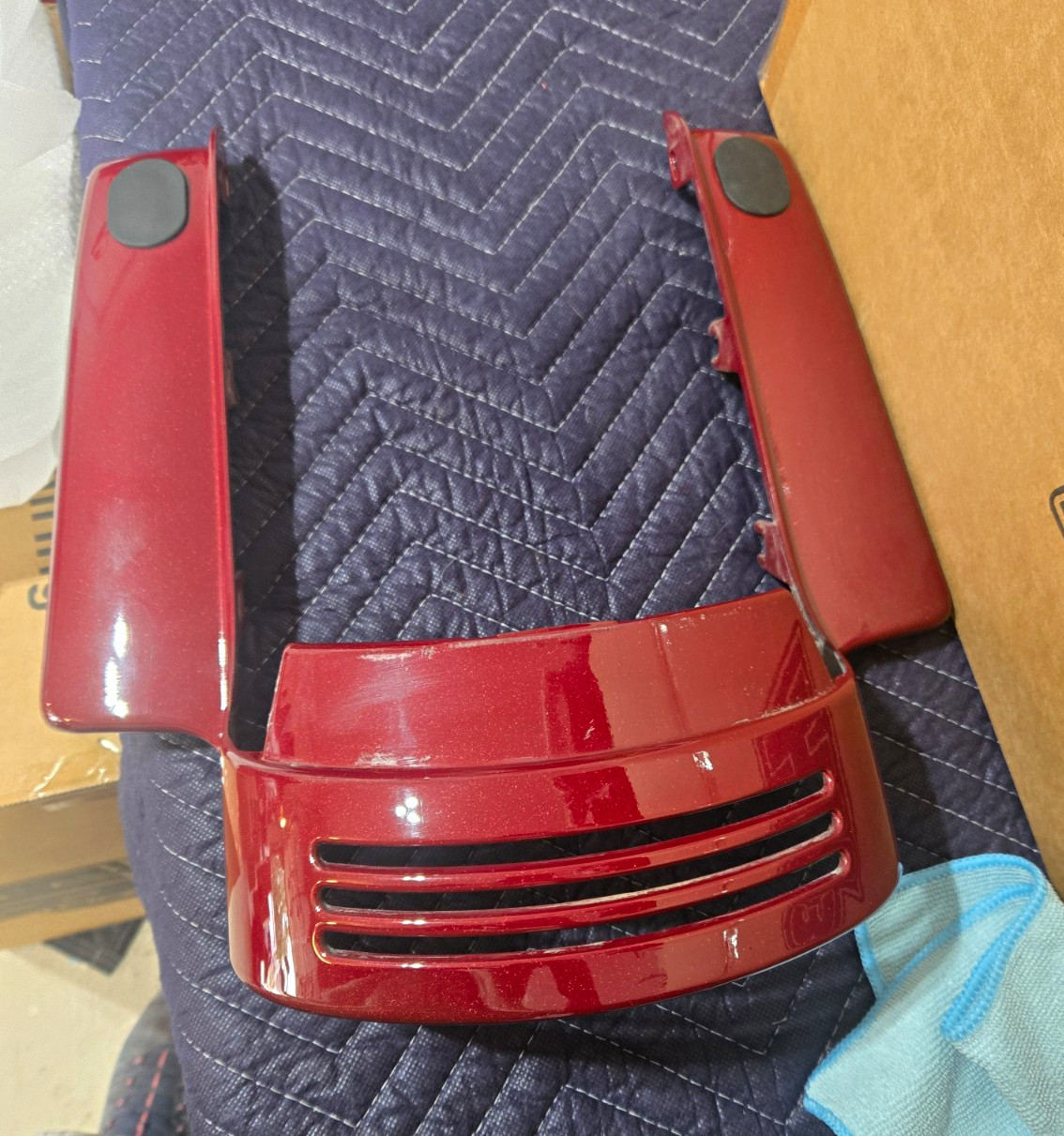 14-23 Harley Touring Fender Filler Panel Billiard Red
