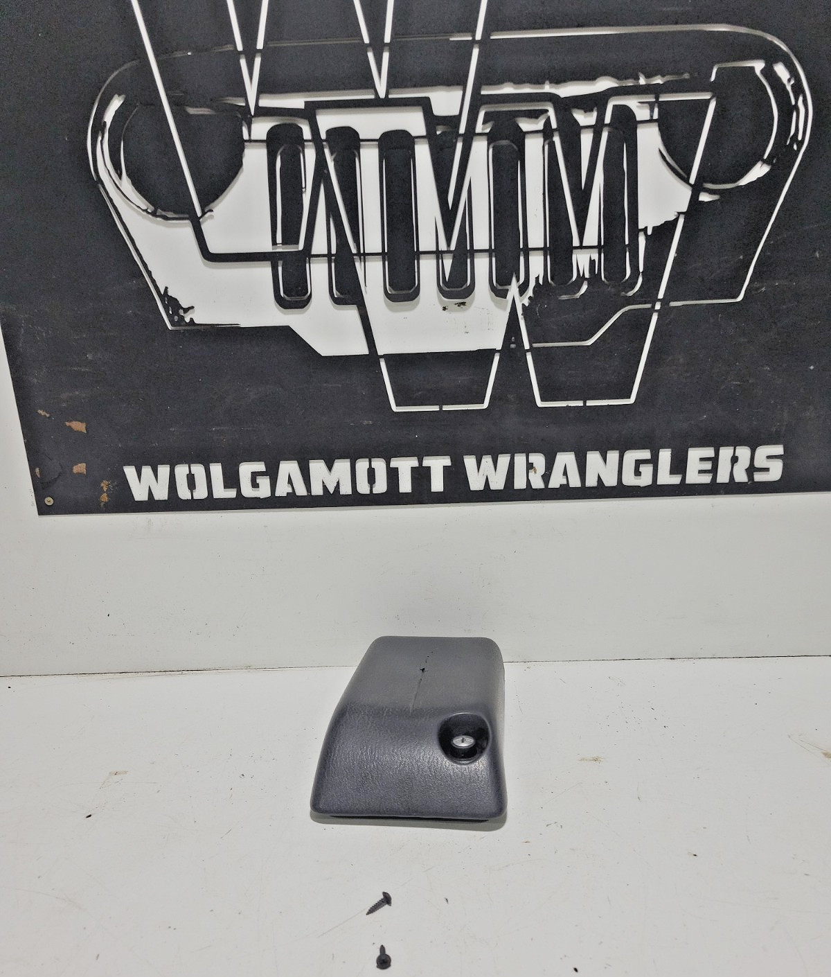 SLATE Storage Center Console Arm Rest Lid & Hinge 03-06 Jeep TJ Wrangler CC 49