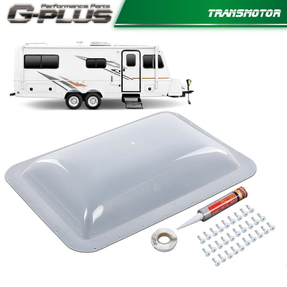 RV Skylight Cover Exterior Semi-Transparent Camper Skylight 17.8