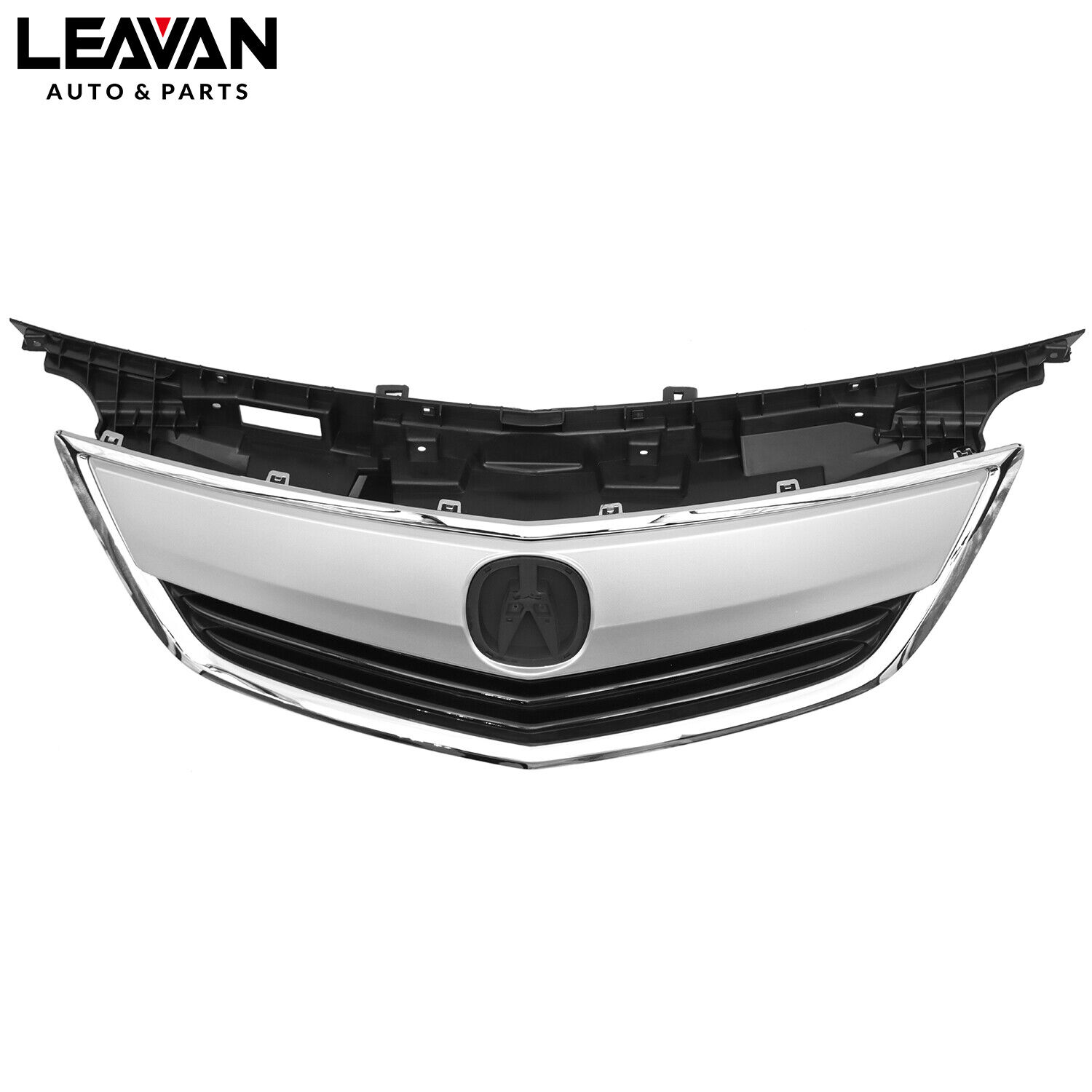 Front Bumper Upper Grille For Acura TL 2012 2013 2014 Chrome Finished W/Moulding