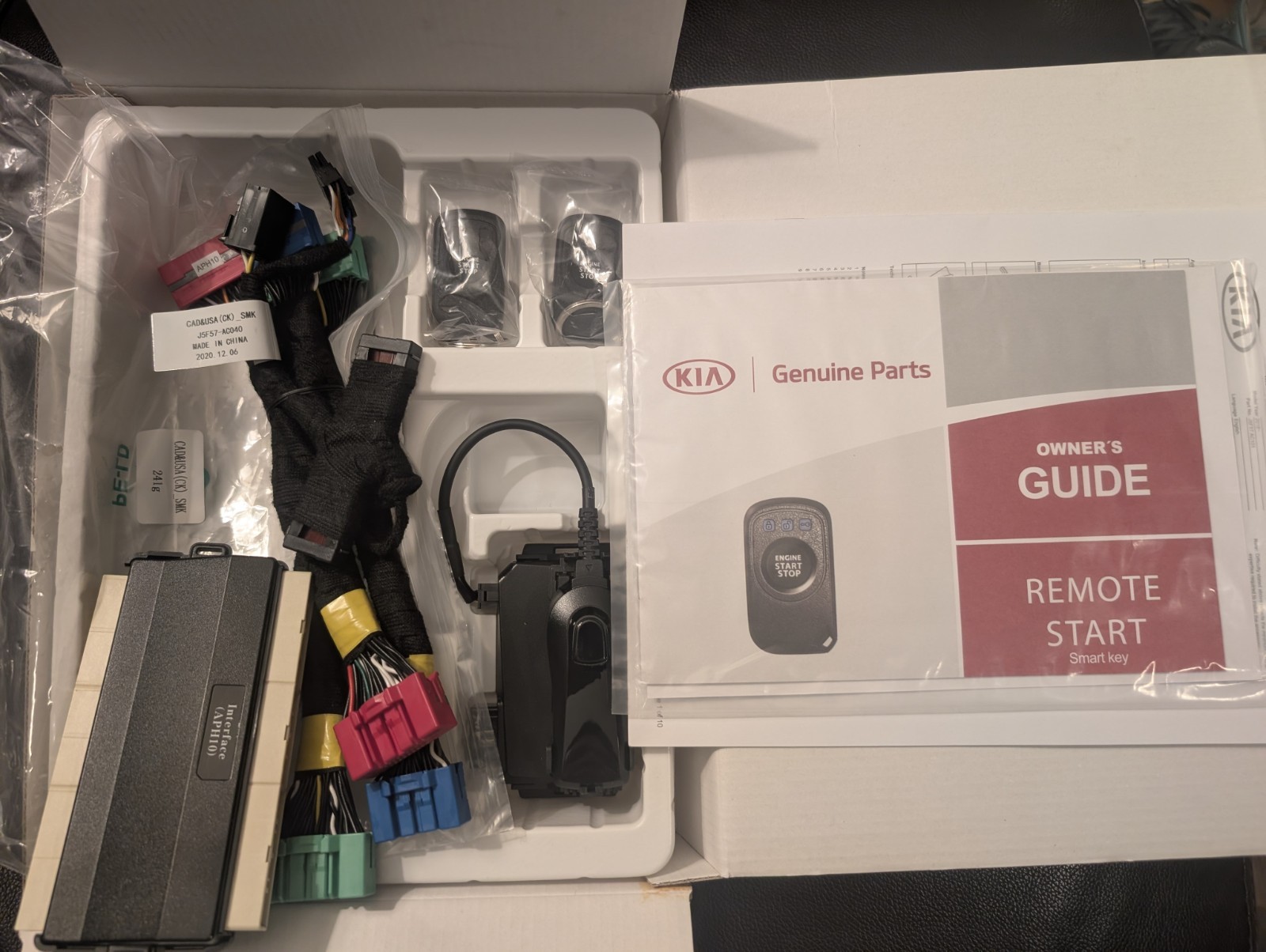 NEW KIA OEM J5F57-AC101 Remote Start Kit 2018-2021 Kia Stinger PUSH START OEM
