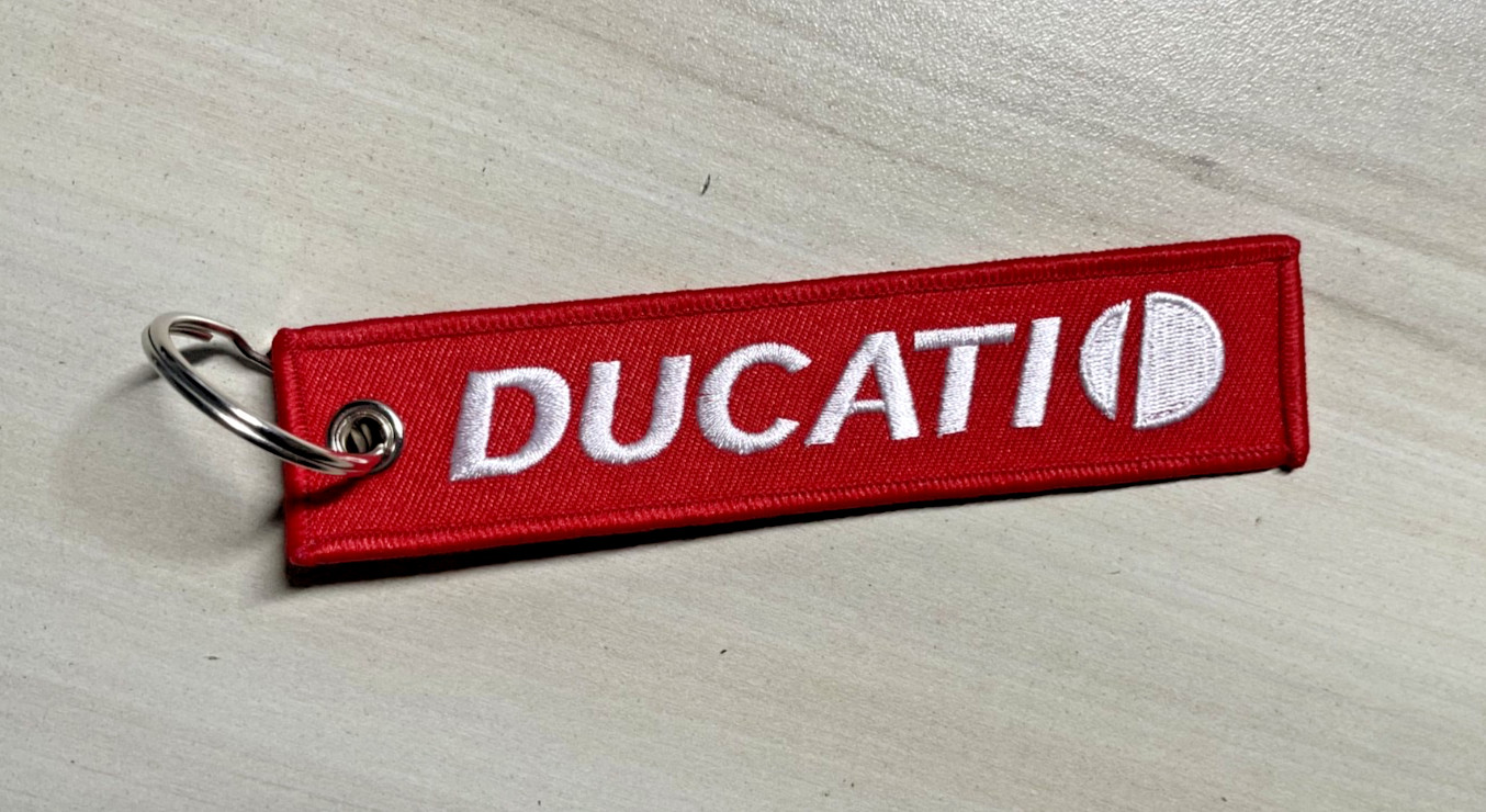 New Red Ducati Double Sided Motorcycle Keychain Panigale Monster
