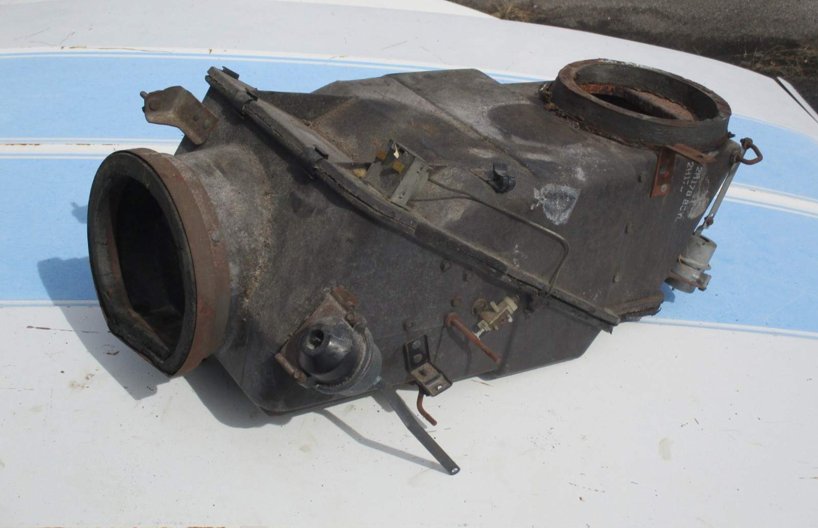 1971-1973 Mustang Cougar A/C Evaporator Heater Box AC, Air Conditioning 71-73