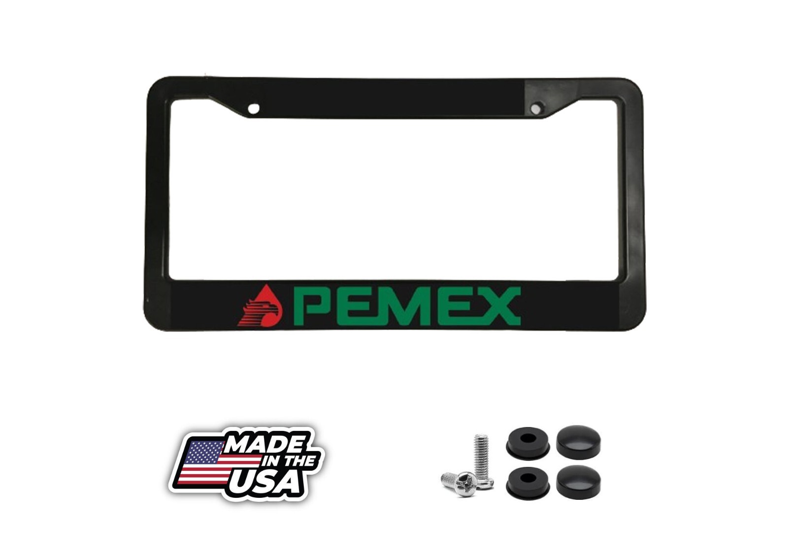 Pemex Hecho En Mexico Mexican Petróleos Mexicanos Car License Plate Frame