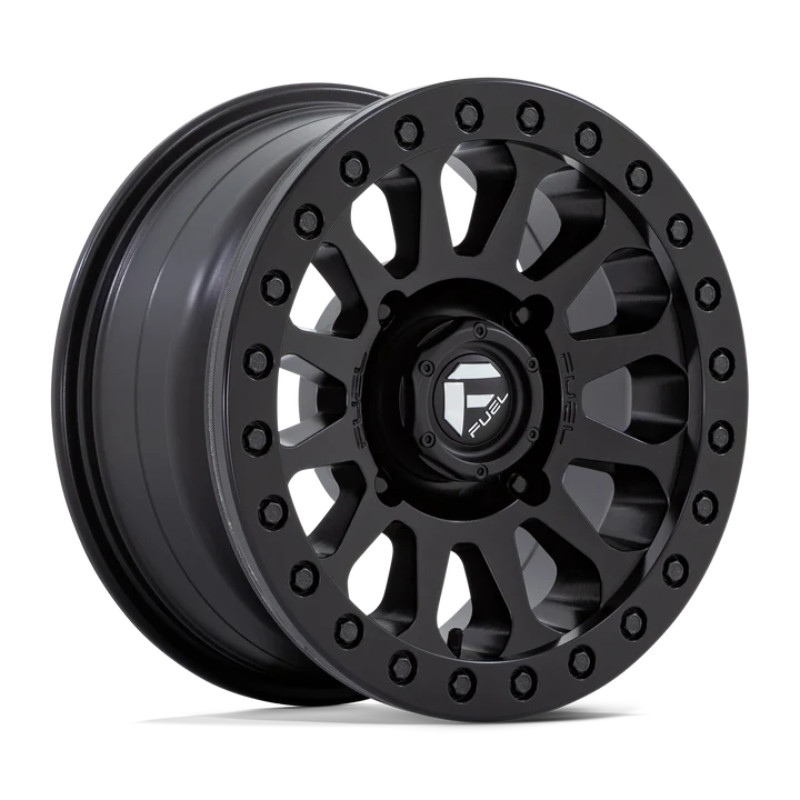 Fuel Vector D920 Beadlock Black UTV / ATV Rims: 15x7 4x156 13mm, D9201570A545