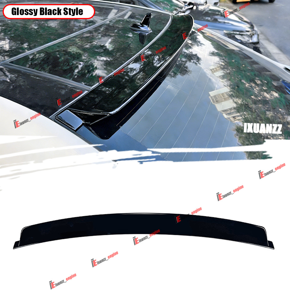 FOR 2010-2016 MERCEDES E CLASS W212 GLOSS BLACK REAR WINDOW ROOF SPOILER WING