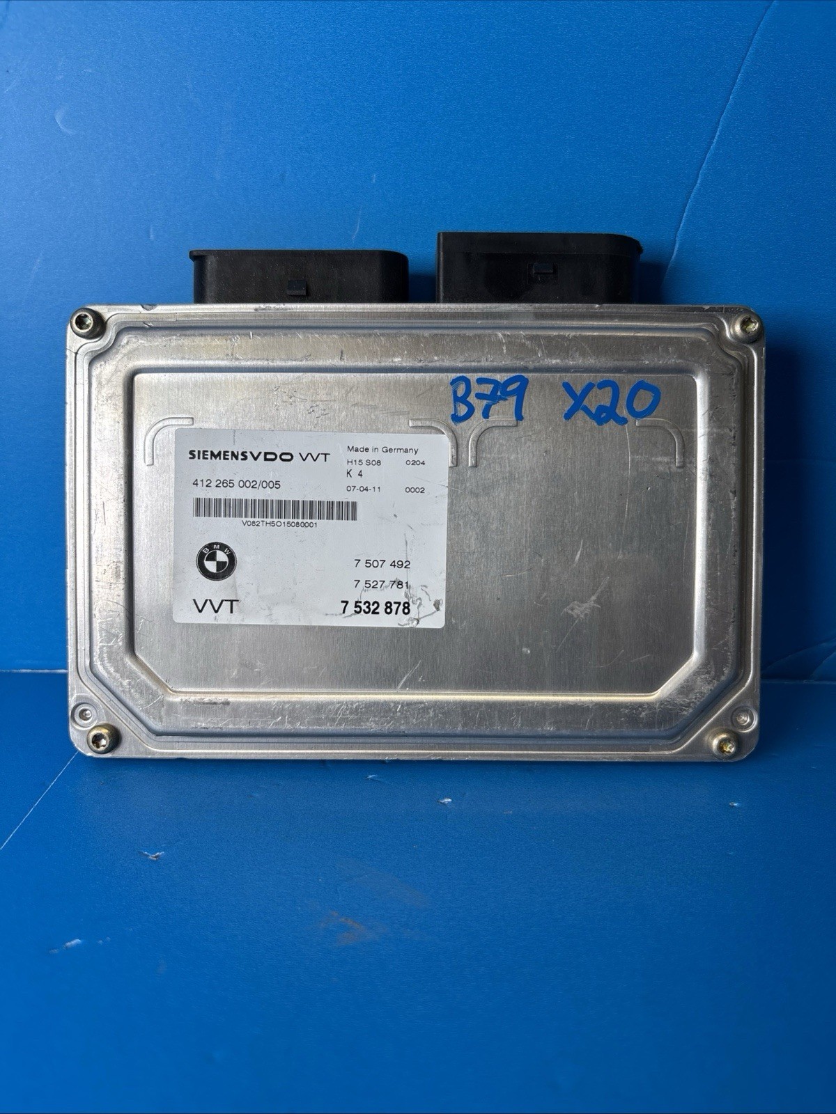 BMW VVT Engine Control Module (ECU) - VDO 412265002/005 | 7 507 492 | 7 527 781