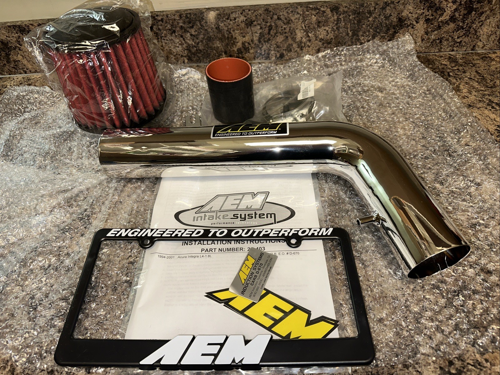 *AEM 22-403P Performance Cold Air Intake System For 1994-2001 Acura Integra 1.8L