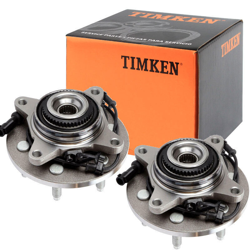 TIMKen Front Wheel Bearing Hub Assembly Pair For Ford Expedition Navigator 4WD