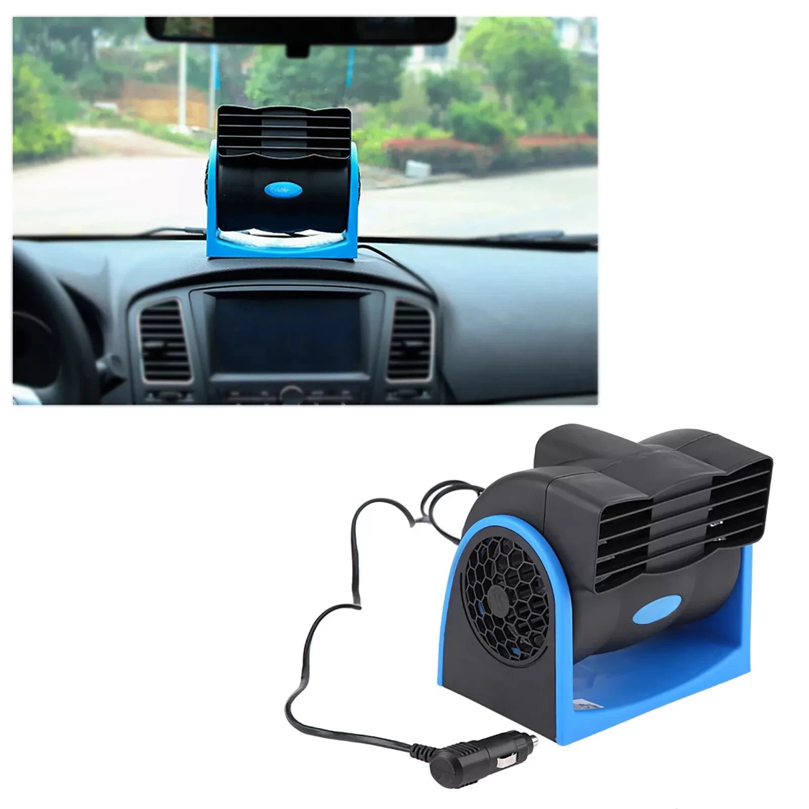 Car Portable 12V Electric Air Conditioning Auto Cooling Fan Air Conditioner NEW